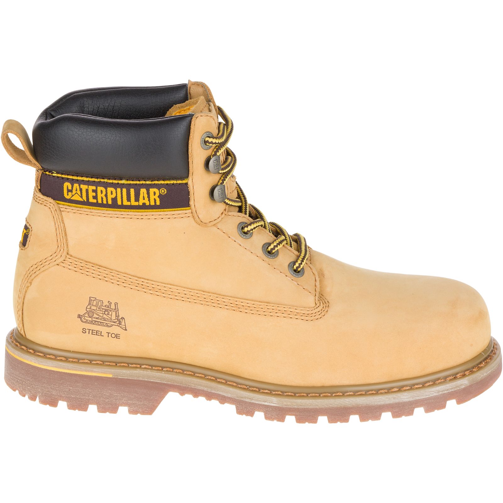 Caterpillar Holton Steel Toe S3 Hro Src - Mens Work Boots - Orange - NZ (948WMOJXG)